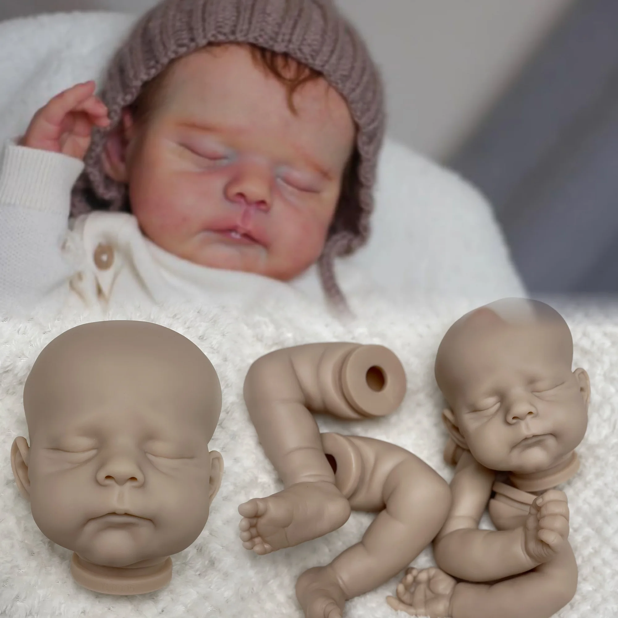 20Inch Eric Unpainted Reborn Doll Kits Realistic DIY Blank Newborn Baby Doll Parts Bebe Reborn Kits Sin Pintar
20Inch Eric Unpainted Reborn Doll Kits Realistic DIY Blank Newborn Baby Doll Parts Bebe Reborn Kits Sin Pintar