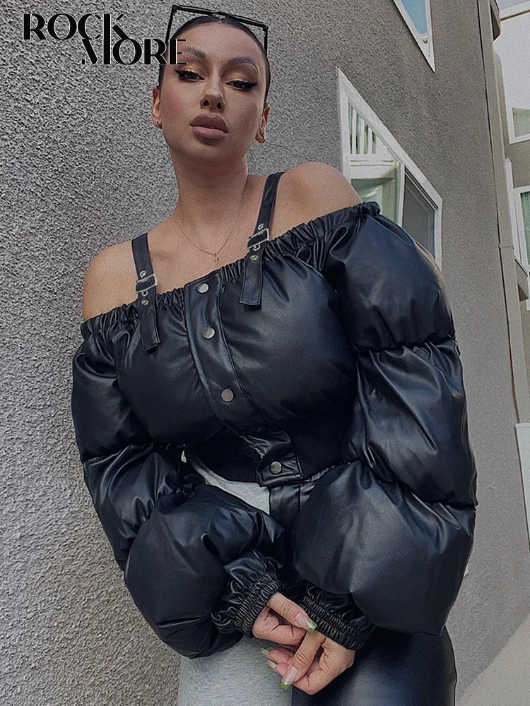 Rockmore Fashion Off Shoulder Padded Jackets Streetwear Warm Zipper Cropped Women Coat Autumn Winter 2023 Casual Thicken Parkas
Rockmore Fashion Off Shoulder Padded Jackets Streetwear Warm Zipper Cropped Women Coat Autumn Winter 2023 Casual Thicken Parkas