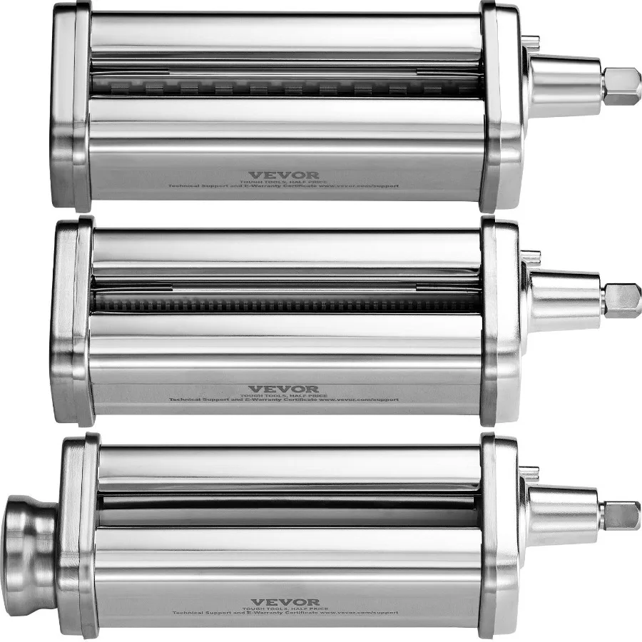Насадка для макаронных изделий для миксера KitchenAid, набор роликов для макаронных изделий из нержавеющей стали, включая валик для макаронных изделий, спагетти и
Насадка для макаронных изделий для миксера KitchenAid, набор роликов для макаронных изделий из нержавеющей стали, включая валик для макаронных изделий, спагетти и