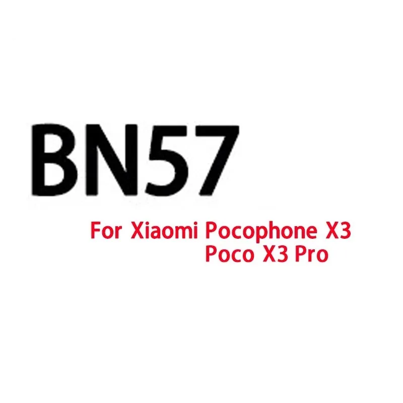 High Quality NEW 5160mAh BN57 Battery For XIAOMI POCO X3 NFC/ POCO X3 PRO/ Phone Replacement Batteries Bateria Batterij+Tools
High Quality NEW 5160mAh BN57 Battery For XIAOMI POCO X3 NFC/ POCO X3 PRO/ Phone Replacement Batteries Bateria Batterij+Tools