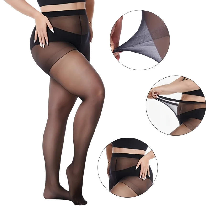 Plus Size Open-Crotch 15D Open Crotchless Tights Sexy High Waist Stretchy Black white Stockings Pantyhose for Women Underwear XL
Plus Size Open-Crotch 15D Open Crotchless Tights Sexy High Waist Stretchy Black white Stockings Pantyhose for Women Underwear XL