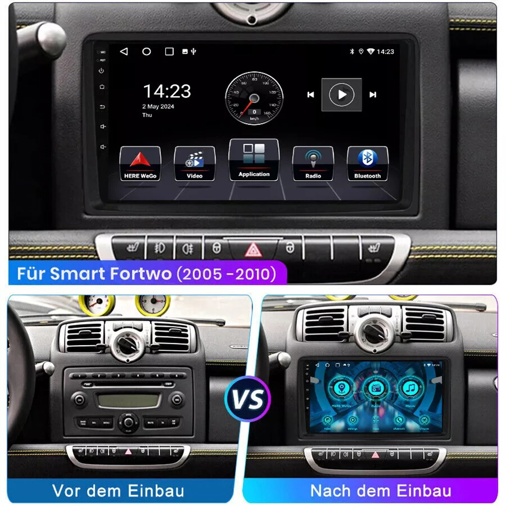 2 Din 9inch Android 14 for Mercedes-Benz Smart W451 2005-2010 Car Radio GPS Nav Carplay Android Auto Hifi FM
2 Din 9inch Android 14 for Mercedes-Benz Smart W451 2005-2010 Car Radio GPS Nav Carplay Android Auto Hifi FM