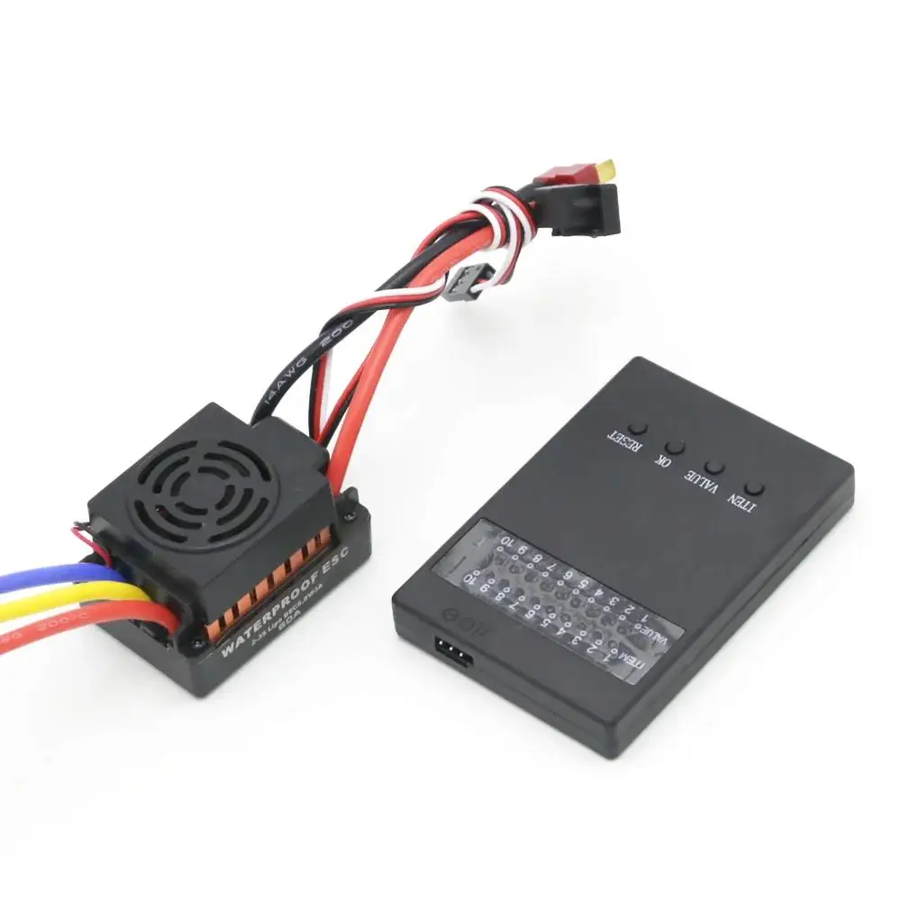 Upgrade Waterproof 3650 3900KV Brushless Motor 60A ESC Programmer for 1/10 RC Car Truck Motor kit
Upgrade Waterproof 3650 3900KV Brushless Motor 60A ESC Programmer for 1/10 RC Car Truck Motor kit