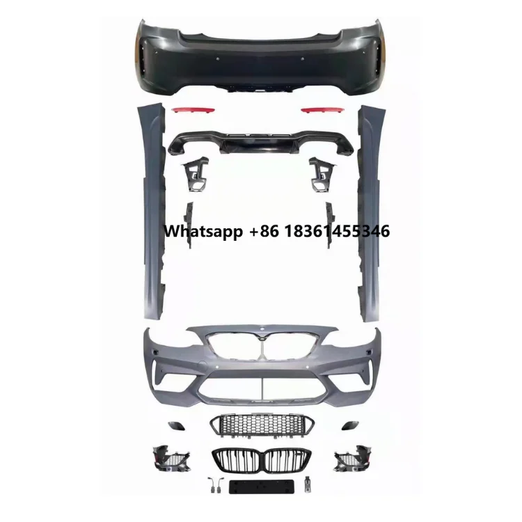 For 2 Series F22 2014-2020 Upgrade to M2C F87 Front and Rear Bumpers Side Skirt Grille PP Material Factory Price Body Kit
For 2 Series F22 2014-2020 Upgrade to M2C F87 Front and Rear Bumpers Side Skirt Grille PP Material Factory Price Body Kit