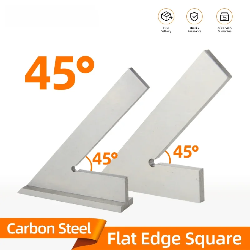45 Degree Flat Edge Square Ruler For Carpentry Measurment Try Square Carpenter Tools Woodworking Metal Angle Ruler Set Squares
45 Degree Flat Edge Square Ruler For Carpentry Measurment Try Square Carpenter Tools Woodworking Metal Angle Ruler Set Squares