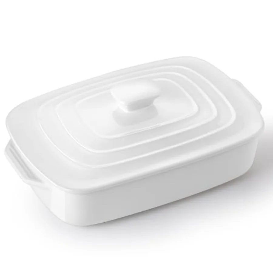Large Ceramic Casserole Dish with Lid 4.0 Quart Cove Rectangular Stoneware Baking Dishes for Oven Deep 9x13 Inch Lasagna Pans f
Large Ceramic Casserole Dish with Lid 4.0 Quart Cove Rectangular Stoneware Baking Dishes for Oven Deep 9x13 Inch Lasagna Pans f