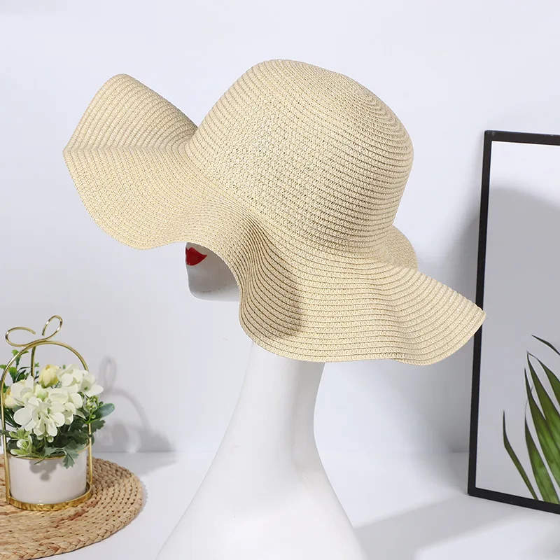 Wave Edge Hat Women's Summer Wave Edge Straw Hat Beach Travel Vacation Sun Protection Sun Visor Light Board Hat Embryo Wholesale
Wave Edge Hat Women's Summer Wave Edge Straw Hat Beach Travel Vacation Sun Protection Sun Visor Light Board Hat Embryo Wholesale