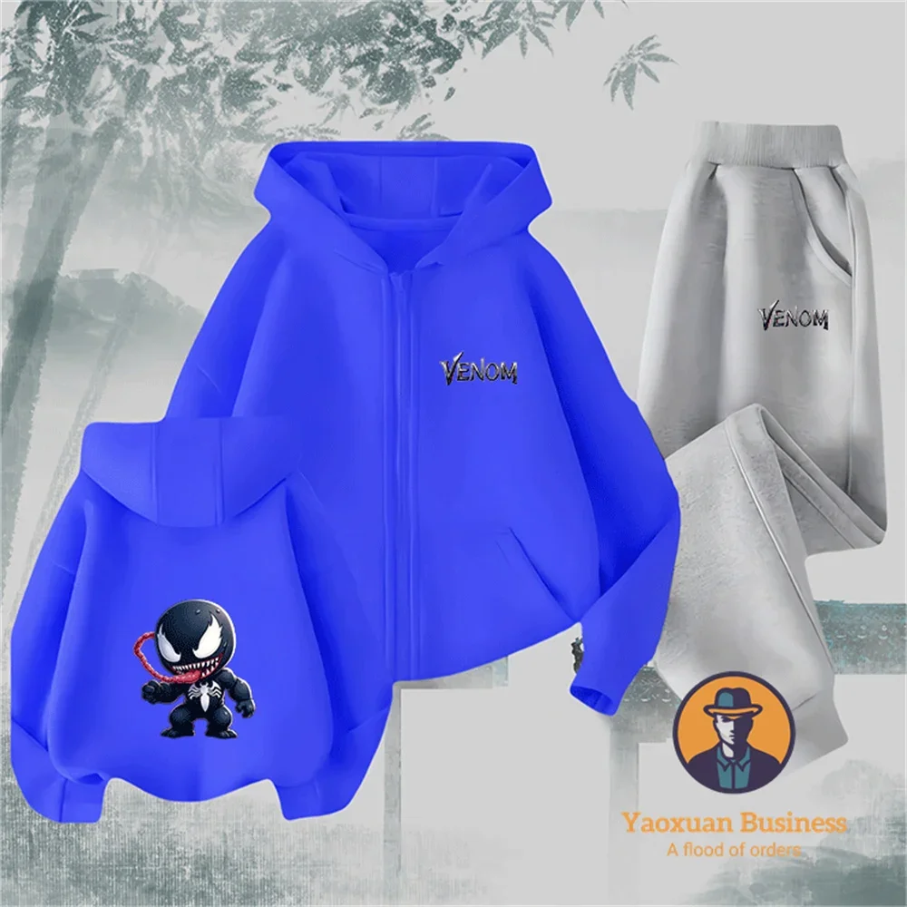 Venom 3-14 Year Old Children's Autumn/Winter Set Printed Outdoor Sports Warm Hoodie+Sports Pants Two Piece Set
Venom 3-14 Year Old Children's Autumn/Winter Set Printed Outdoor Sports Warm Hoodie+Sports Pants Two Piece Set
