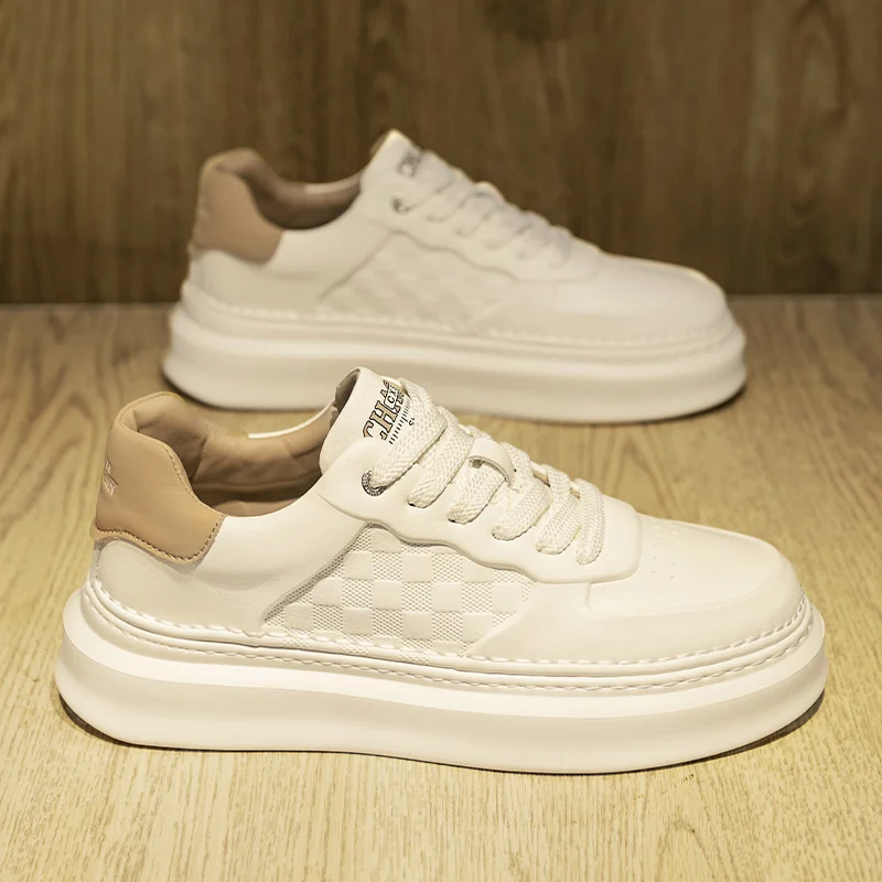 2025 Autumn Men's White Sneakers - Breathable Korean Street Style, Versatile Casual Shoes with Hong Kong Vibes
2025 Autumn Men's White Sneakers - Breathable Korean Street Style, Versatile Casual Shoes with Hong Kong Vibes