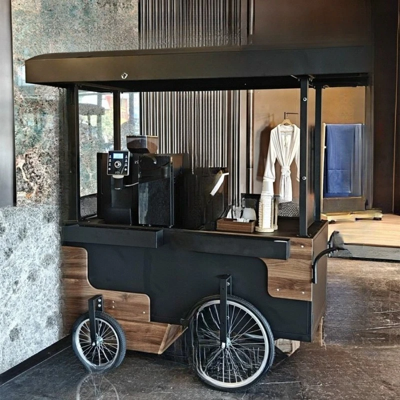 Multifunctional mobile coffee cart, trolley, commercial stall truck with wheels
Multifunctional mobile coffee cart, trolley, commercial stall truck with wheels