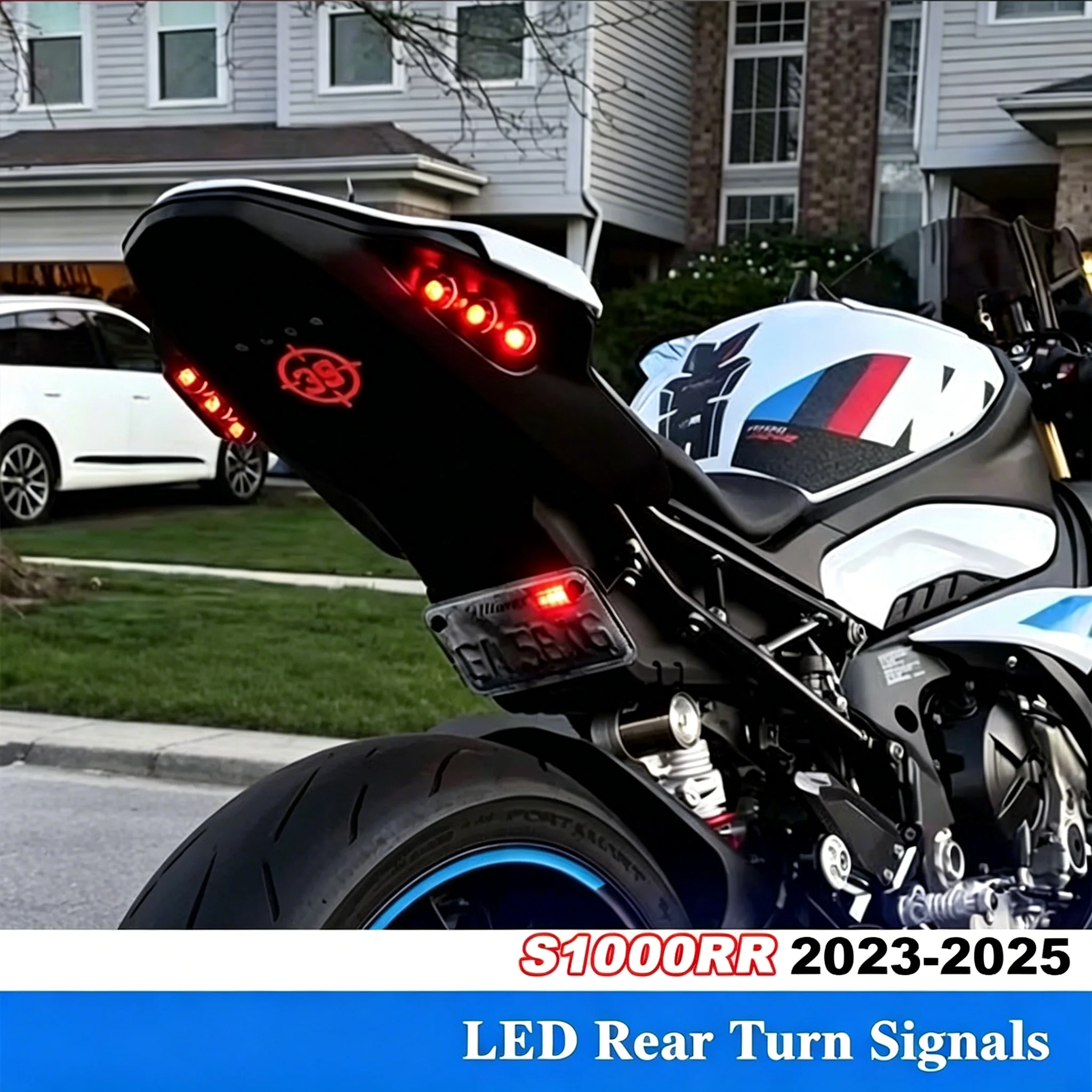 For BMW S 1000RR S 1000 RR Day & Night Motorcycle Indicators Bright Warning Lights 2023-2025 S1000RR LED Turn Signal Lights
For BMW S 1000RR S 1000 RR Day & Night Motorcycle Indicators Bright Warning Lights 2023-2025 S1000RR LED Turn Signal Lights