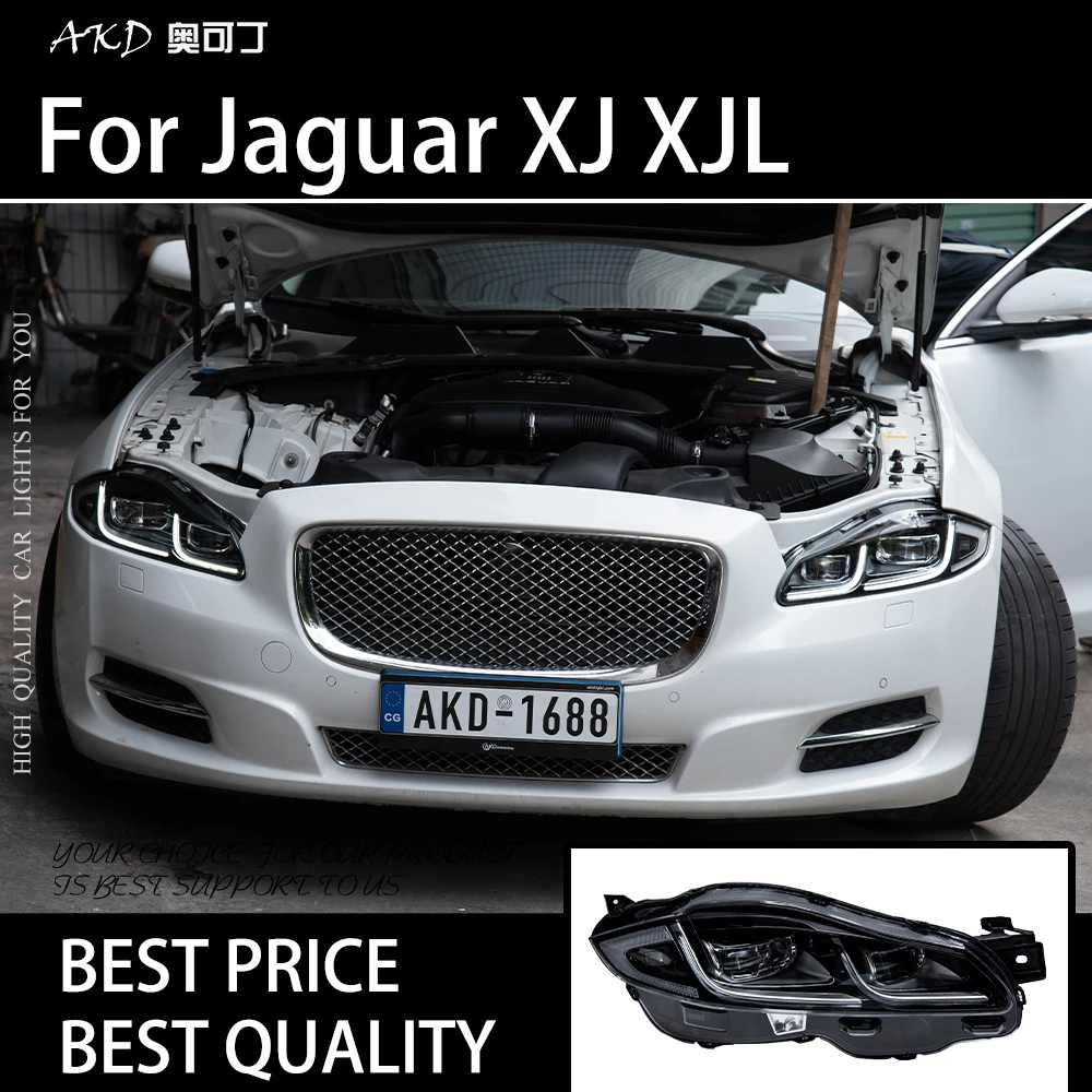 Car Accessories For Jaguar XJ XJL2011-2019 LED Auto Headlights Bicofal Lens Light Upgrade High Configure Streamer Animation Lamp
Car Accessories For Jaguar XJ XJL2011-2019 LED Auto Headlights Bicofal Lens Light Upgrade High Configure Streamer Animation Lamp