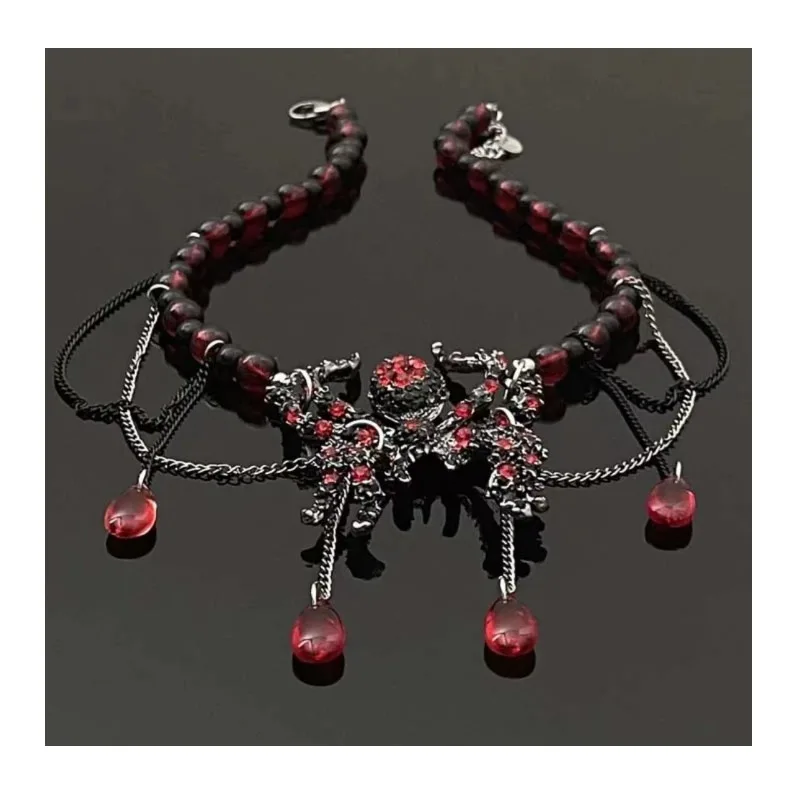 Spice Girl Subculture Spider Tassel Necklace Female Sweet Cool Fashion Versatile Temperament Design Sense Collarbone Chain Neckl
Spice Girl Subculture Spider Tassel Necklace Female Sweet Cool Fashion Versatile Temperament Design Sense Collarbone Chain Neckl