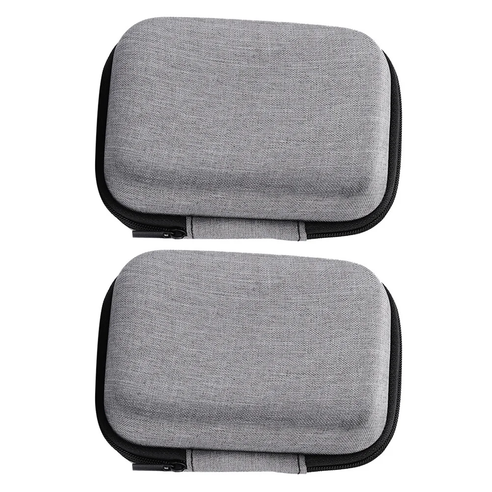 2 Pcs Mic Bag Multifunctional Storage Travel Digital Product Hard Box Earphone Eva Headset
2 Pcs Mic Bag Multifunctional Storage Travel Digital Product Hard Box Earphone Eva Headset