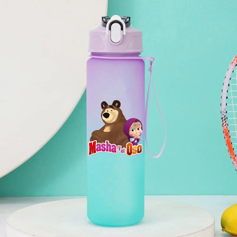 750ML Mashas and The Bear Gradient Color Water Cup Popular Print Girls Drinking Bottle Women Outdoor Portable Strawing Bottles
750ML Mashas and The Bear Gradient Color Water Cup Popular Print Girls Drinking Bottle Women Outdoor Portable Strawing Bottles