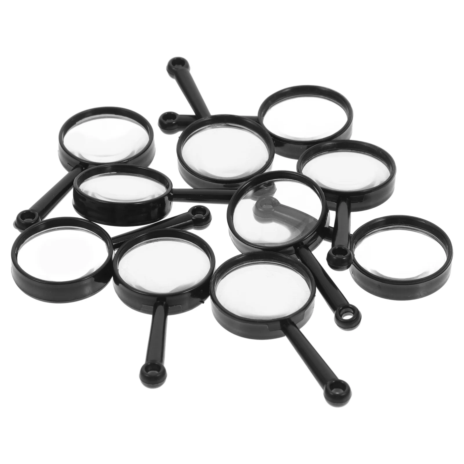 10Pcs Portable Handheld Magnifying Glass High-Definition Lens Reading Magnifier for Coin Jewelry Mineral Detection
10Pcs Portable Handheld Magnifying Glass High-Definition Lens Reading Magnifier for Coin Jewelry Mineral Detection