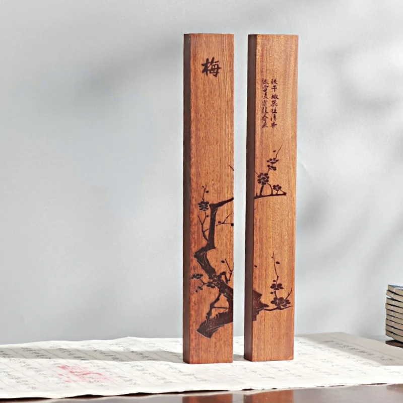 Solid Wooden Chinese Paperweights Ebony Chinese Calligraphie Painting Paperweights Rice Paper Pressing Book Pressing Pisapapeles
Solid Wooden Chinese Paperweights Ebony Chinese Calligraphie Painting Paperweights Rice Paper Pressing Book Pressing Pisapapeles