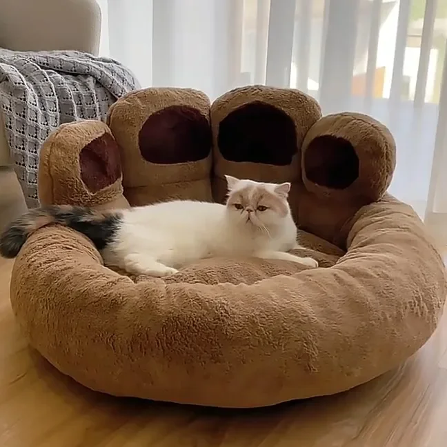 Removable And Washable Cama Para Perros Pet's Nest Cartoon Bear's Paw Shape Dog's Nest Cat's Nest Dog Pad Comfortable Warm Sofa
Removable And Washable Cama Para Perros Pet's Nest Cartoon Bear's Paw Shape Dog's Nest Cat's Nest Dog Pad Comfortable Warm Sofa