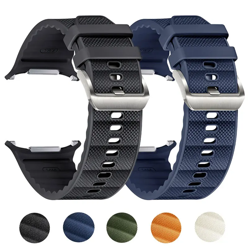 Silicone Sport Band For Samsung Galaxy Watch 7 Ultra Strap 47mm Functional Silicone+Nylon Sport Bracelet Smartwatch Accessories
Silicone Sport Band For Samsung Galaxy Watch 7 Ultra Strap 47mm Functional Silicone+Nylon Sport Bracelet Smartwatch Accessories