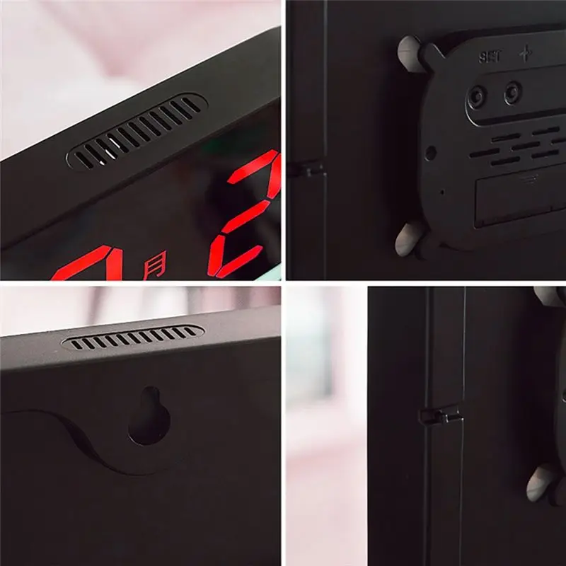 A32I 13Inch Wall Clock Brightness Adjustable Remote Control LED Digital Clock Electronic Dual Alarm Clock Living Room-B
A32I 13Inch Wall Clock Brightness Adjustable Remote Control LED Digital Clock Electronic Dual Alarm Clock Living Room-B