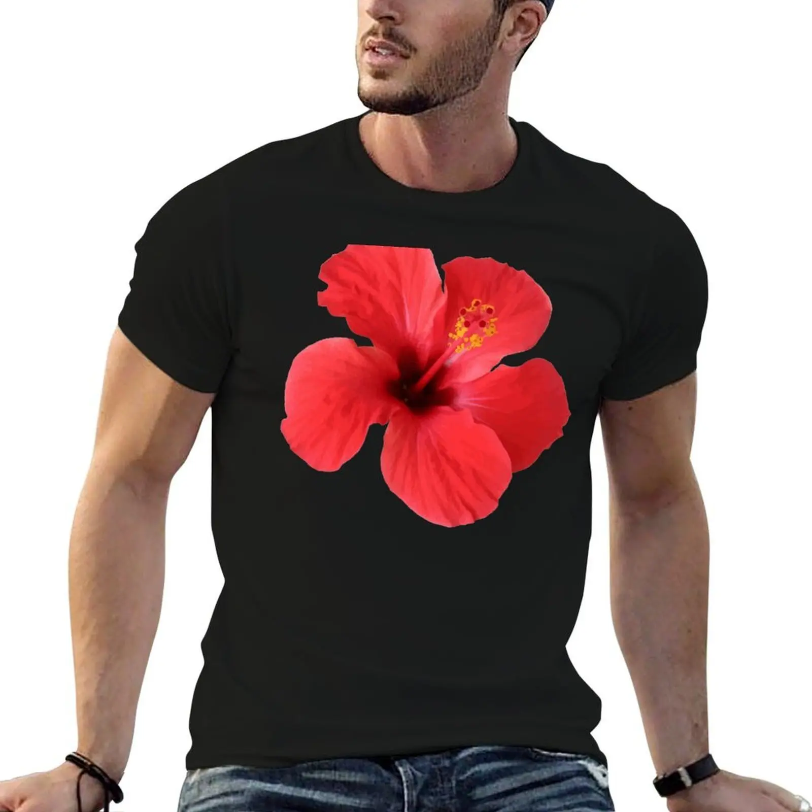 Scarlet Hibiscus Tropical Flower T-Shirt black cotton t-shirt plain for man package men t shirt cotton 100% T-Shirt
Scarlet Hibiscus Tropical Flower T-Shirt black cotton t-shirt plain for man package men t shirt cotton 100% T-Shirt