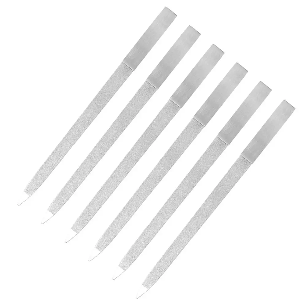 Набор из 6 профессиональных пилок для ногтей из нержавеющей стали с двусторонней абразивной поверхностью для придания формы, сглаживания и ухода за ногтями (для маникюра и педикюра)
Набор из 6 профессиональных пилок для ногтей из нержавеющей стали с двусторонней абразивной поверхностью для придания формы, сглаживания и ухода за ногтями (для маникюра и педикюра)