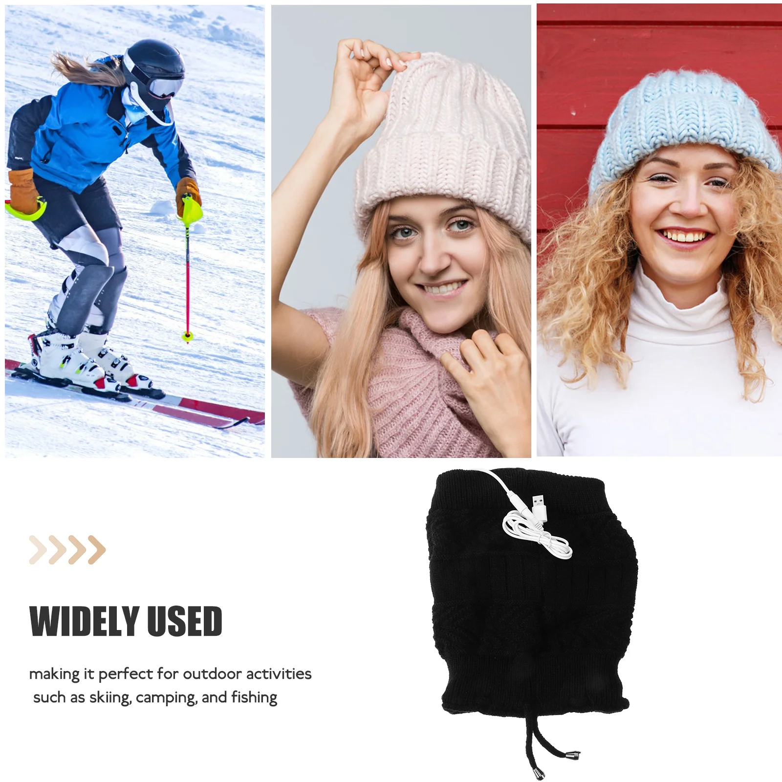 USB Warm Black Winter Usb Heating Hat Size Knitting Hat One Usb Multi Use Cap Heating Cap Detachable Pad Winter
USB Warm Black Winter Usb Heating Hat Size Knitting Hat One Usb Multi Use Cap Heating Cap Detachable Pad Winter
