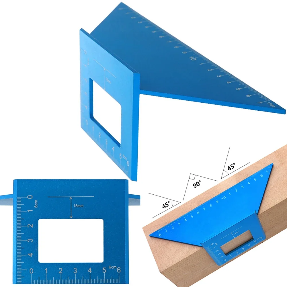 Квадратная угловая линейка из алюминиевого сплава 45, 90 градусов, транспортир для многофункционального плотника, деревообрабатывающего инструмента
Квадратная угловая линейка из алюминиевого сплава 45, 90 градусов, транспортир для многофункционального плотника, деревообрабатывающего инструмента