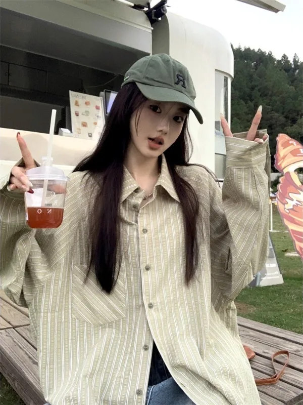 plus Size Women's Casual Striped irt oulder Sve Insert Loose Fit Autumn Faionable Comfortable Korean Sle Long S...
plus Size Women's Casual Striped irt oulder Sve Insert Loose Fit Autumn Faionable Comfortable Korean Sle Long S...