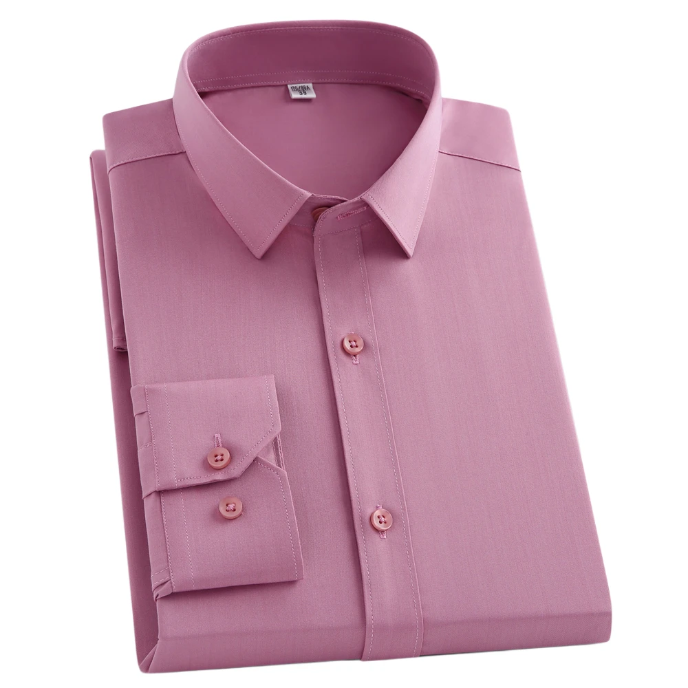 Men's Long Sleeve Wrinkle Free Formal 4-Way Stretch Shirt, No Pocket Comfortable Breathable Business Ready Regular Fit Easy Care
Men's Long Sleeve Wrinkle Free Formal 4-Way Stretch Shirt, No Pocket Comfortable Breathable Business Ready Regular Fit Easy Care