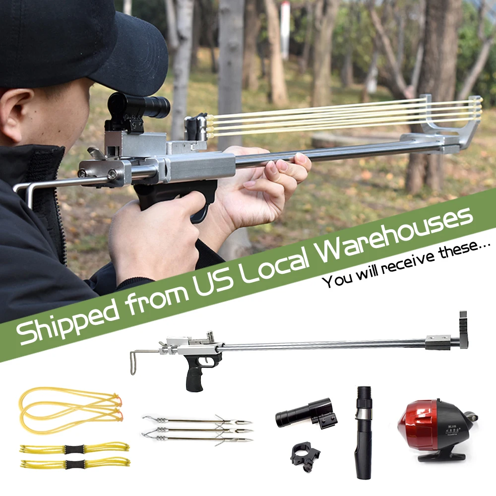 High-Power Outdoor Hunting Slingshot Professional Fish Shooting Set High-Quality Hunting Gear Shipped from US Local Warehouses
High-Power Outdoor Hunting Slingshot Professional Fish Shooting Set High-Quality Hunting Gear Shipped from US Local Warehouses