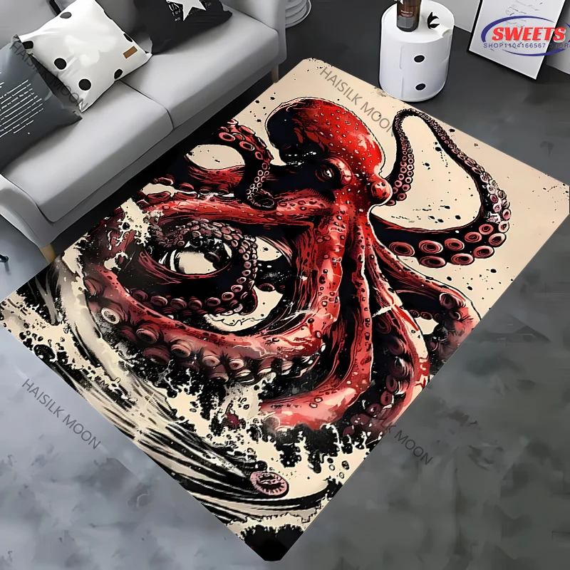 Ковер с принтом на тему осьминога для гостиной, спальни, пляжного дома, декор, ковер на новоселье, современный декоративный коврик, подарок, быстрое поступление
Ковер с принтом на тему осьминога для гостиной, спальни, пляжного дома, декор, ковер на новоселье, современный декоративный коврик, подарок, быстрое поступление