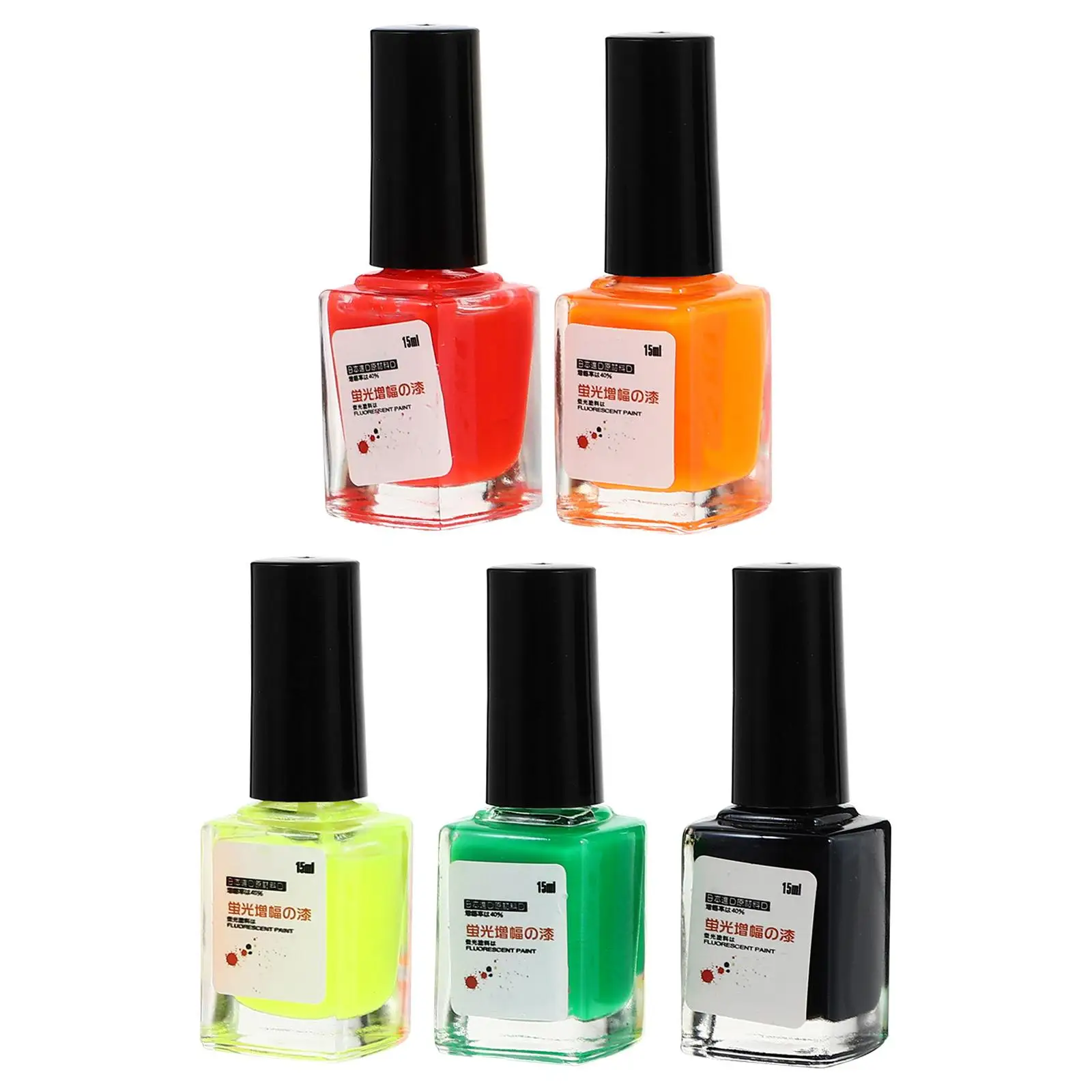 5pcs Waterproof Fishing Float Paints Fluorescent Colors Black Green Red Yellow Orange Portable Storage Carry -friendly
5pcs Waterproof Fishing Float Paints Fluorescent Colors Black Green Red Yellow Orange Portable Storage Carry -friendly
