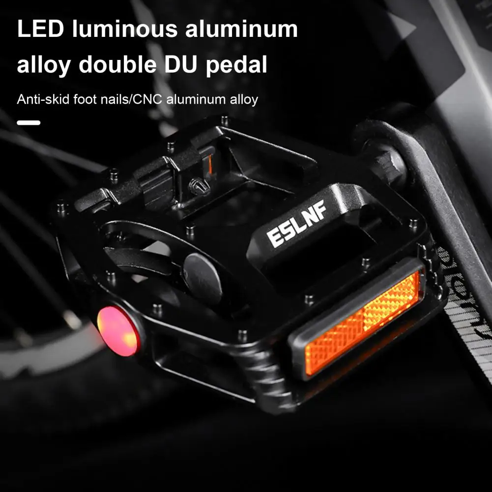 Aluminum Alloy Bike Pedals Led Light Bicycle Pedals Lightweight Hollow Design High Strength Non-slip Universal Bike for Enhanced
Aluminum Alloy Bike Pedals Led Light Bicycle Pedals Lightweight Hollow Design High Strength Non-slip Universal Bike for Enhanced