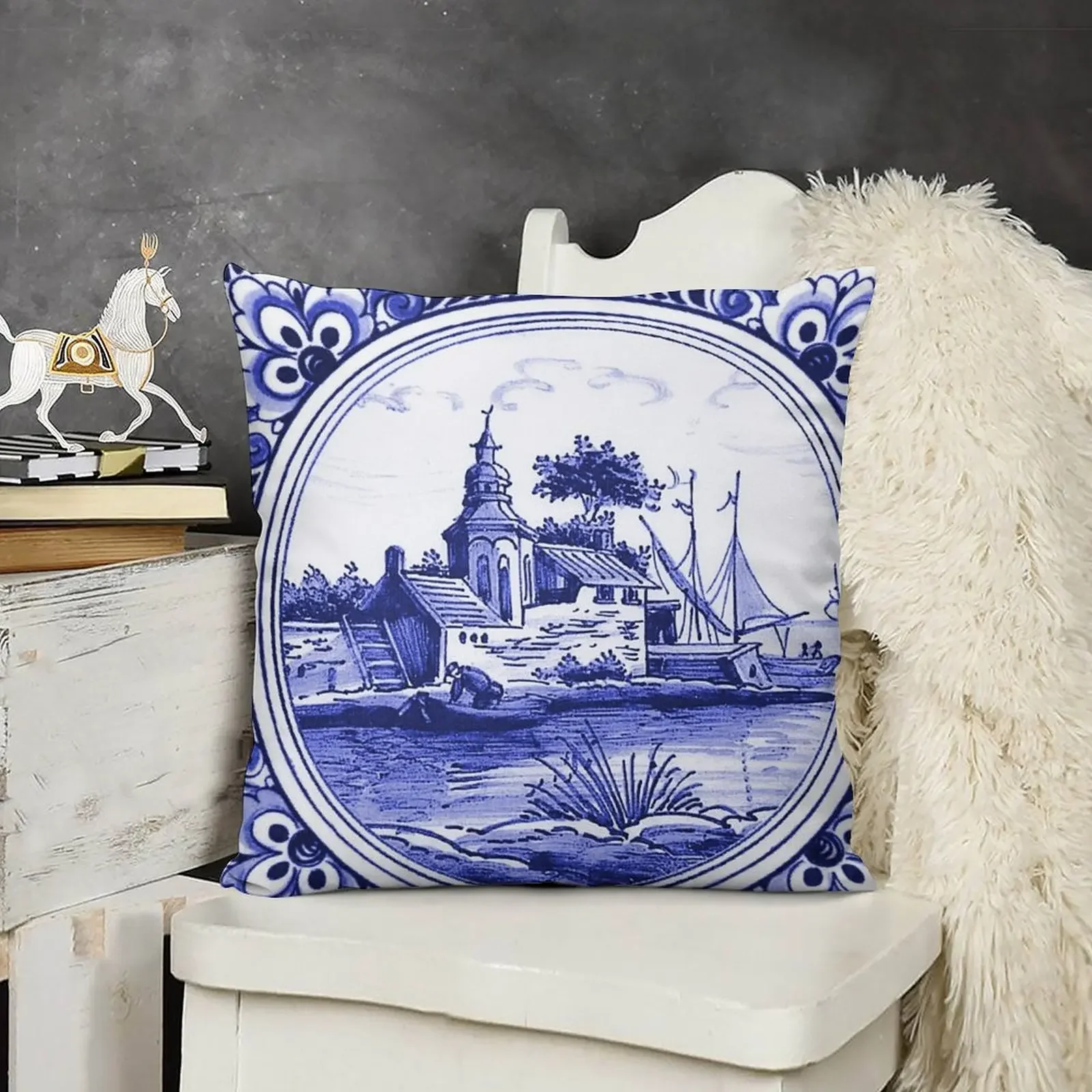 Fisherman Floral Delft Throw Pillow Decorative Cushions For Living Room Embroidered Cushion Cover pillow
Fisherman Floral Delft Throw Pillow Decorative Cushions For Living Room Embroidered Cushion Cover pillow