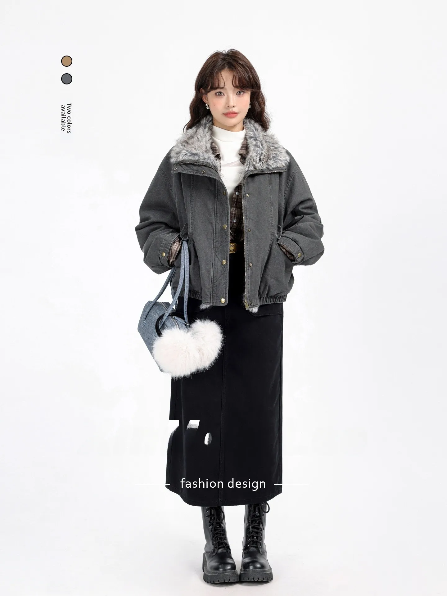 Корейская зимняя джинсовая куртка с воротником из искусственного меха, теплая хлопковая рабочая одежда, пальто с женской верхней одеждой Faion
Корейская зимняя джинсовая куртка с воротником из искусственного меха, теплая хлопковая рабочая одежда, пальто с женской верхней одеждой Faion