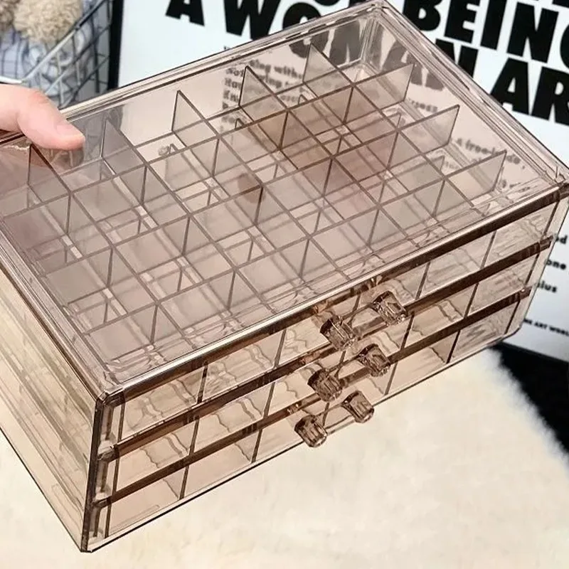 Clear Acrylic Jewelry Storage Box Transparent Dustproof Jewelry Display 72 Grids Earrings Necklace Box Cosmetic Bag Packaging
Clear Acrylic Jewelry Storage Box Transparent Dustproof Jewelry Display 72 Grids Earrings Necklace Box Cosmetic Bag Packaging