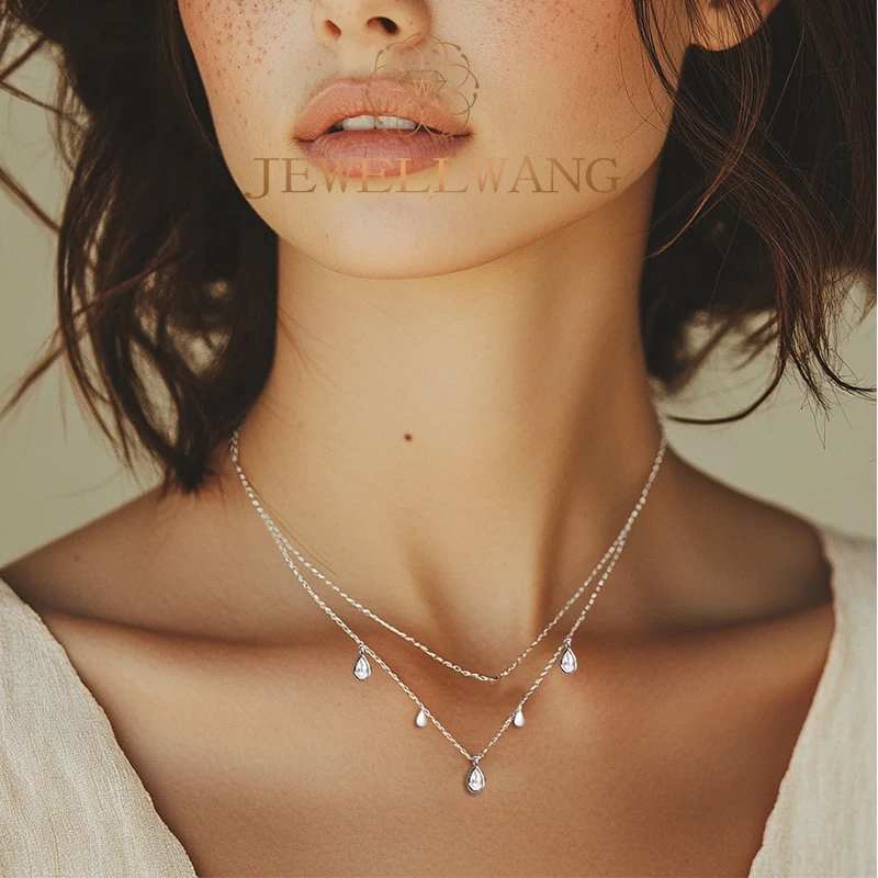 JEWELLWANG Lab Grown Муассанит 0,25 карата X 3, ожерелье из муассанита S925, серебряное ожерелье из синтетического муассанита, подарок на помолвку, праздник
JEWELLWANG Lab Grown Муассанит 0,25 карата X 3, ожерелье из муассанита S925, серебряное ожерелье из синтетического муассанита, подарок на помолвку, праздник