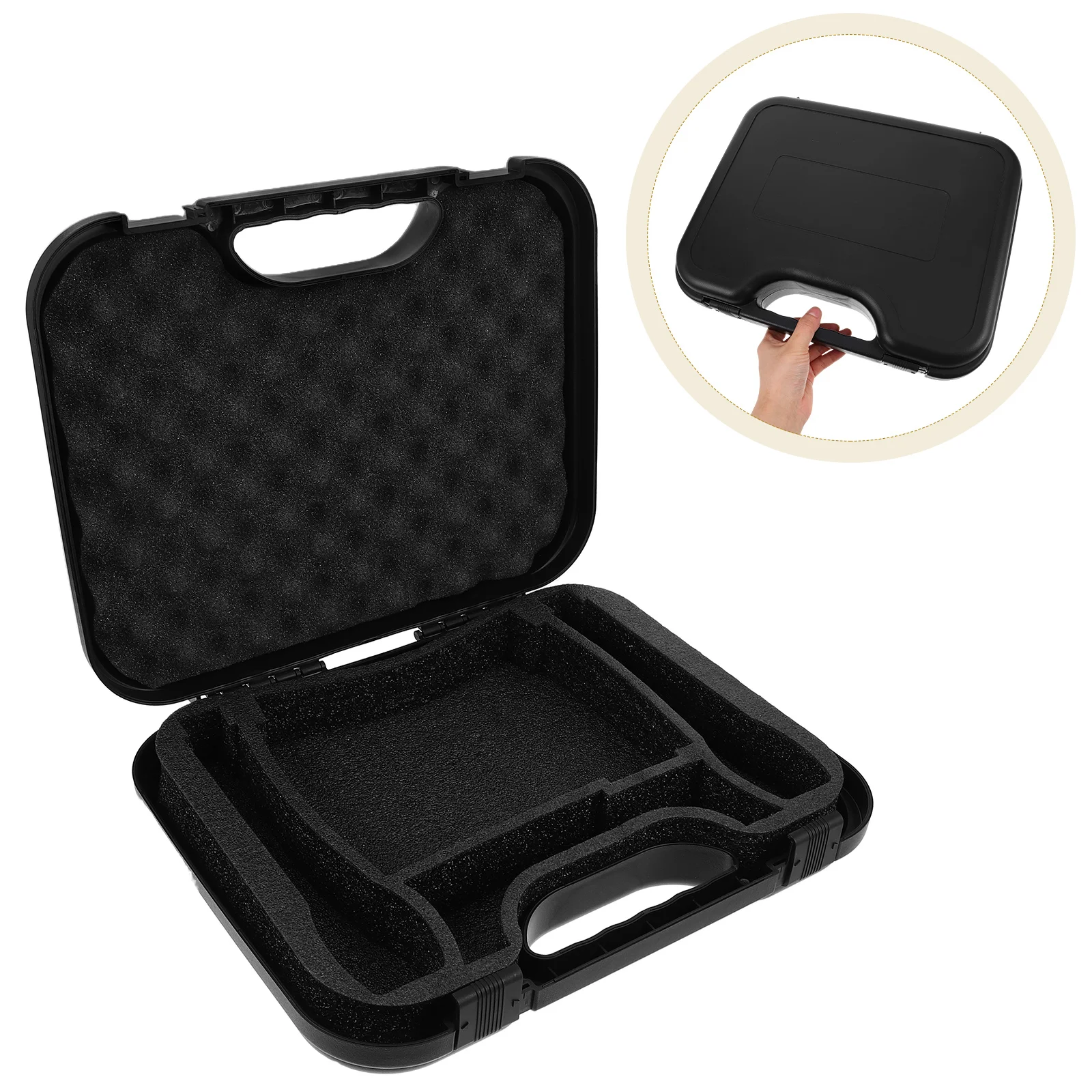 Microphone Storage Box Large Capacity Handheld Travel Case Durable Waterproof Condenser Accessories Organizer Studio Recording
Microphone Storage Box Large Capacity Handheld Travel Case Durable Waterproof Condenser Accessories Organizer Studio Recording