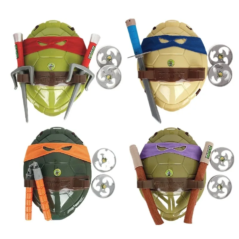 Ninja Turtle Shell COSPlay anime Dress up Weapon Set Eye Mask Children's Ninja Turtle Model Toy
Ninja Turtle Shell COSPlay anime Dress up Weapon Set Eye Mask Children's Ninja Turtle Model Toy