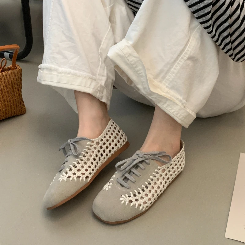 Retro Women Shoe Handmade Flat Casual Shoes Fashion Hollow Out Sneakers for Woman Soft Walking Shoe Designer Shoes Zapatos Mujer
Retro Women Shoe Handmade Flat Casual Shoes Fashion Hollow Out Sneakers for Woman Soft Walking Shoe Designer Shoes Zapatos Mujer
