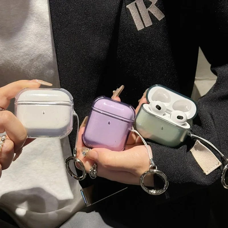 Soft Earphone Case For AirPods Pro 4 Wireless Bluetooth Box Candy Color Transparent For AirPods Pro 2 3 Earbuds Cover With Ring
Soft Earphone Case For AirPods Pro 4 Wireless Bluetooth Box Candy Color Transparent For AirPods Pro 2 3 Earbuds Cover With Ring