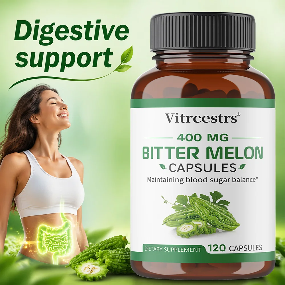 Bitter Melon Extract Supplement – 120 Veggie Capsules | Blood Sugar Support, Promote Weight Management, Gluten-Free, Non-GMO
Bitter Melon Extract Supplement – 120 Veggie Capsules | Blood Sugar Support, Promote Weight Management, Gluten-Free, Non-GMO