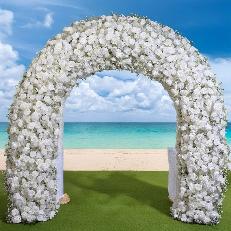240CM Double-sided Artificial Rose Arrangement Wedding Decoration Arch Floral Arrangement Stage Background Decoration
240CM Double-sided Artificial Rose Arrangement Wedding Decoration Arch Floral Arrangement Stage Background Decoration