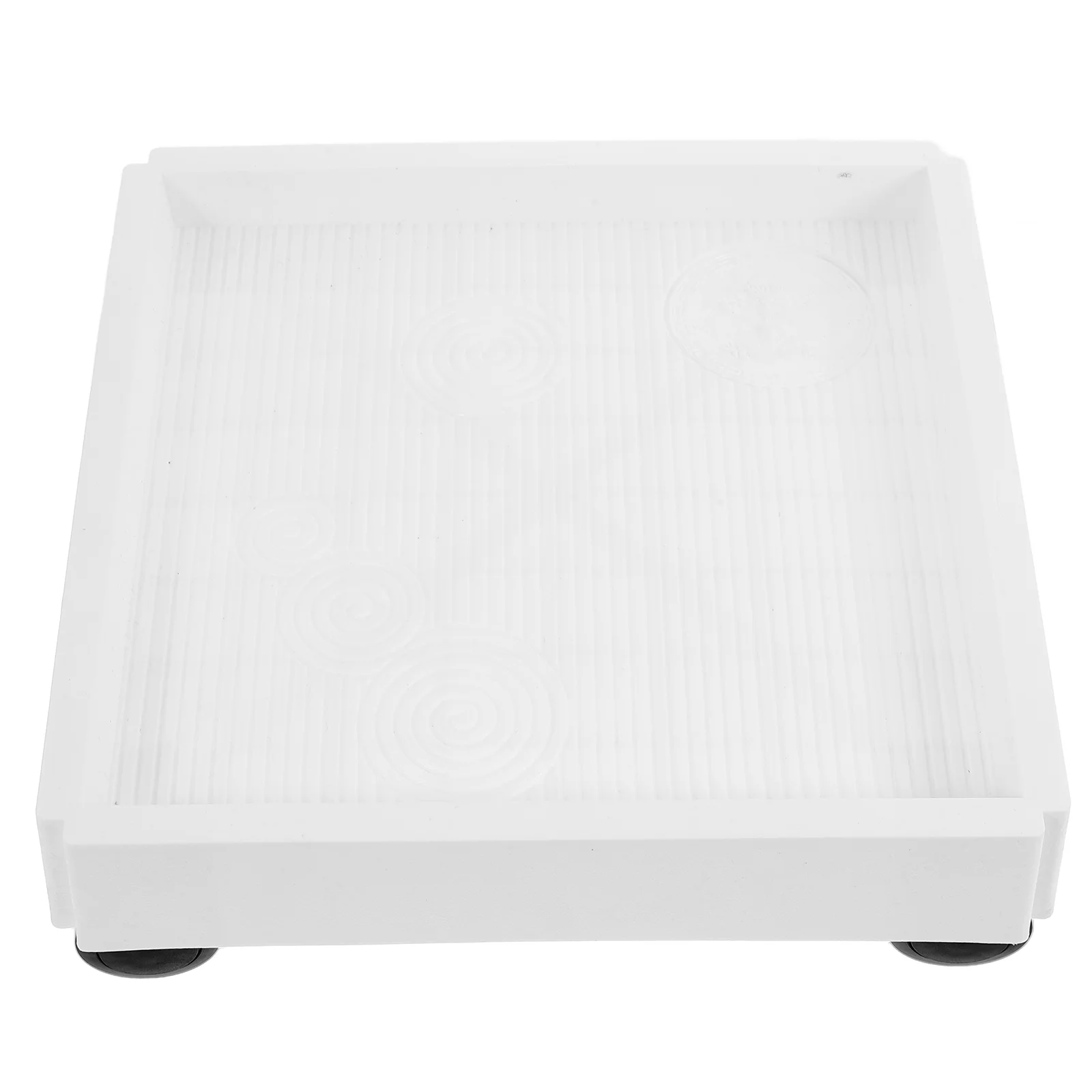 Caster Wheels Chassis Base with Plant Container Accessories Flower Pot Saucers Stand Mover White Pallets for Indoor
Caster Wheels Chassis Base with Plant Container Accessories Flower Pot Saucers Stand Mover White Pallets for Indoor
