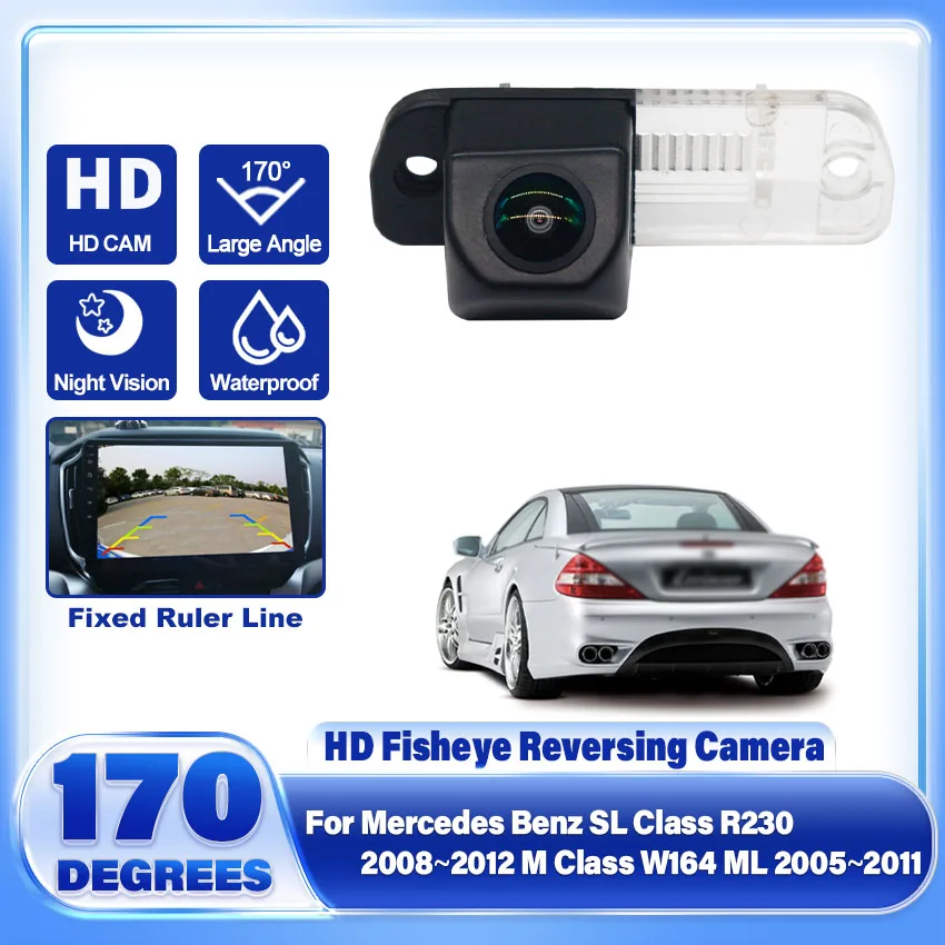 Автомобильная камера заднего вида «рыбий глаз» для Mercedes Benz SL Class R230 2008 ~ 2012 для MB M Class W164 ML 2005 ~ 2011 HD CCD Водонепроницаемая
Автомобильная камера заднего вида «рыбий глаз» для Mercedes Benz SL Class R230 2008 ~ 2012 для MB M Class W164 ML 2005 ~ 2011 HD CCD Водонепроницаемая