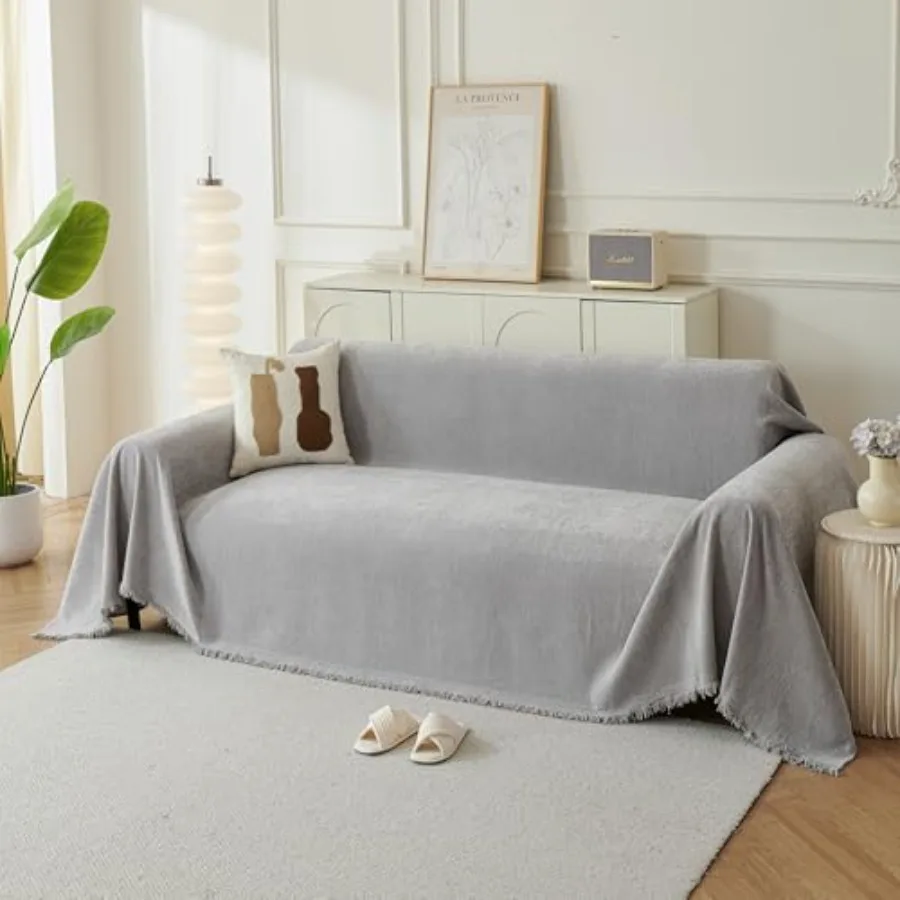 Couch Cover for Dogs Boho Sofa Covers for 3 Cushion Couch Chenille Sofa Slipcover for Pets Washable L-Shape Sectional Couch Lov
Couch Cover for Dogs Boho Sofa Covers for 3 Cushion Couch Chenille Sofa Slipcover for Pets Washable L-Shape Sectional Couch Lov