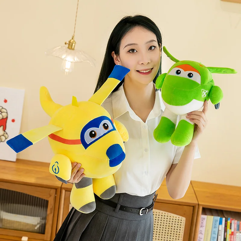 Super Wings Donnie/Mira Jett Plush Toy 30-55cm Soft Stuffed Airplane Doll Comfortable Plush Pillow Birthday Gift for Fans
Super Wings Donnie/Mira Jett Plush Toy 30-55cm Soft Stuffed Airplane Doll Comfortable Plush Pillow Birthday Gift for Fans