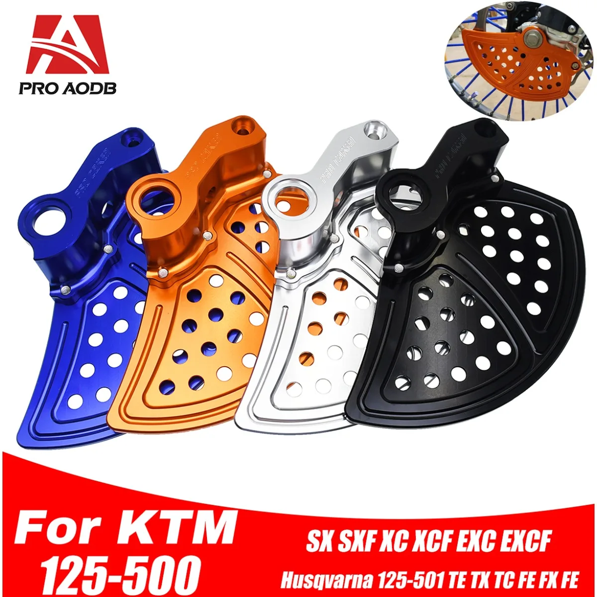 Motorcycle CNC Front Rear Brake Disc Guard Protector For KTM SX SXF XC XCF EXC EXCF XCW TPI Six Days 125 150 250 300 350 450 500
Motorcycle CNC Front Rear Brake Disc Guard Protector For KTM SX SXF XC XCF EXC EXCF XCW TPI Six Days 125 150 250 300 350 450 500