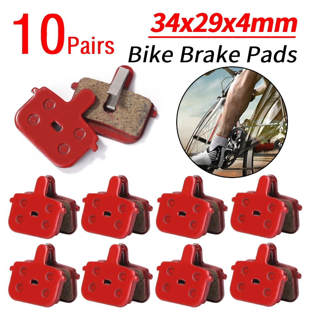 10 пар MTB горных дорожных велосипедных дисковых тормозных колодок из смолы, полуметаллические велосипедные тормозные колодки, сменные аксессуары для велоспорта
10 пар MTB горных дорожных велосипедных дисковых тормозных колодок из смолы, полуметаллические велосипедные тормозные колодки, сменные аксессуары для велоспорта